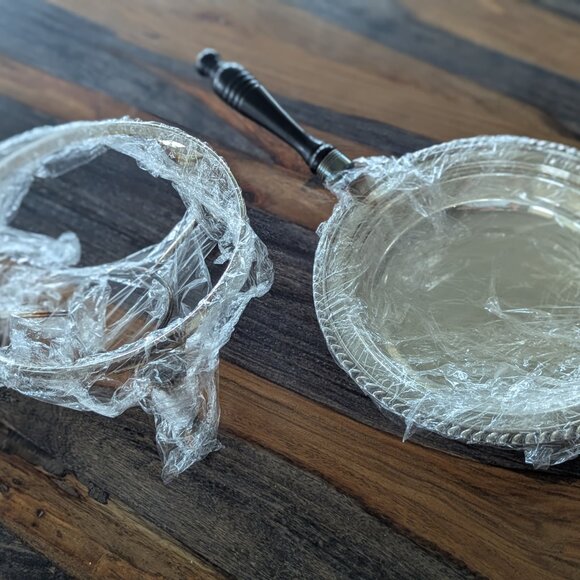 English Vintage Silver Plated Chafing Dish - 2 piece - Picture 10 of 10